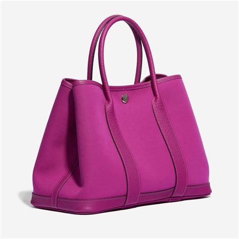 hermes vintage canvas bag|Hermes garden party 30 canvas.